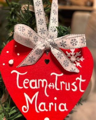 Ornament pentru un coleg/ colega, cadou Craciun, echipa, incredere Cu nume p