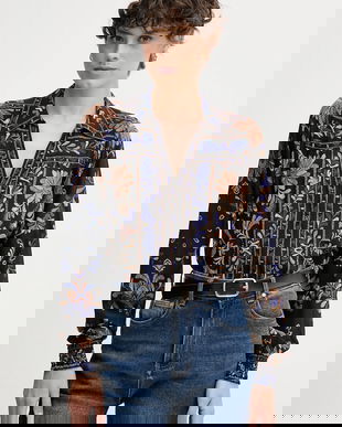 Hale BOB cămașă de matase culoarea negru, cu guler clasic, regular, 57HC220A