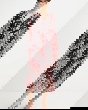 Hale BOB rochie culoarea negru, mini, evazați, 58YZ672A