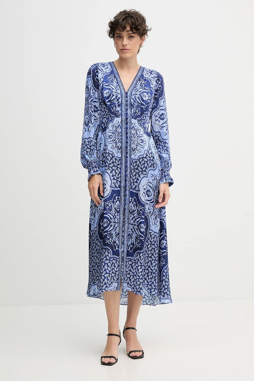 Hale BOB rochie culoarea bleumarin, midi, evazați, 57TL662A