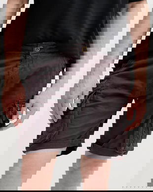 Alpha Industries pantaloni scurți Crew Short culoarea violet, 176203