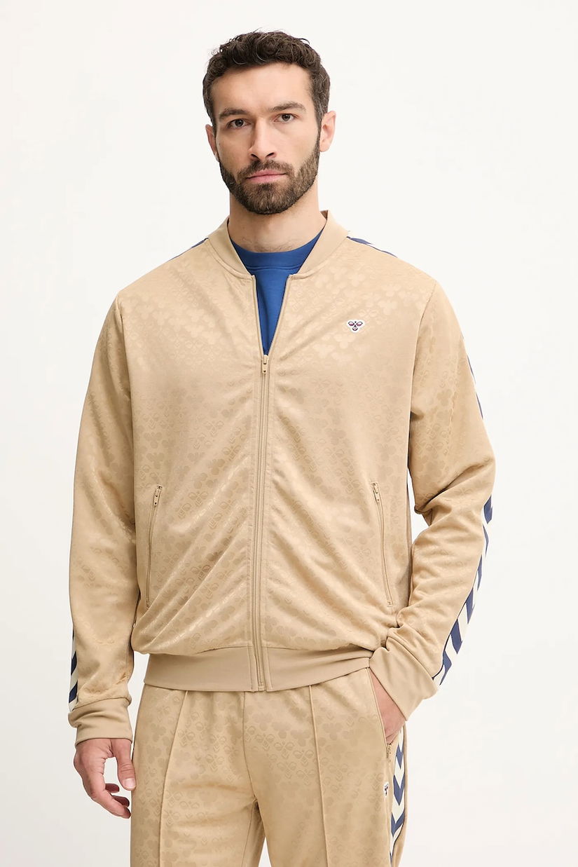 Hummel bluză culoarea verde, cu imprimeu, 227580