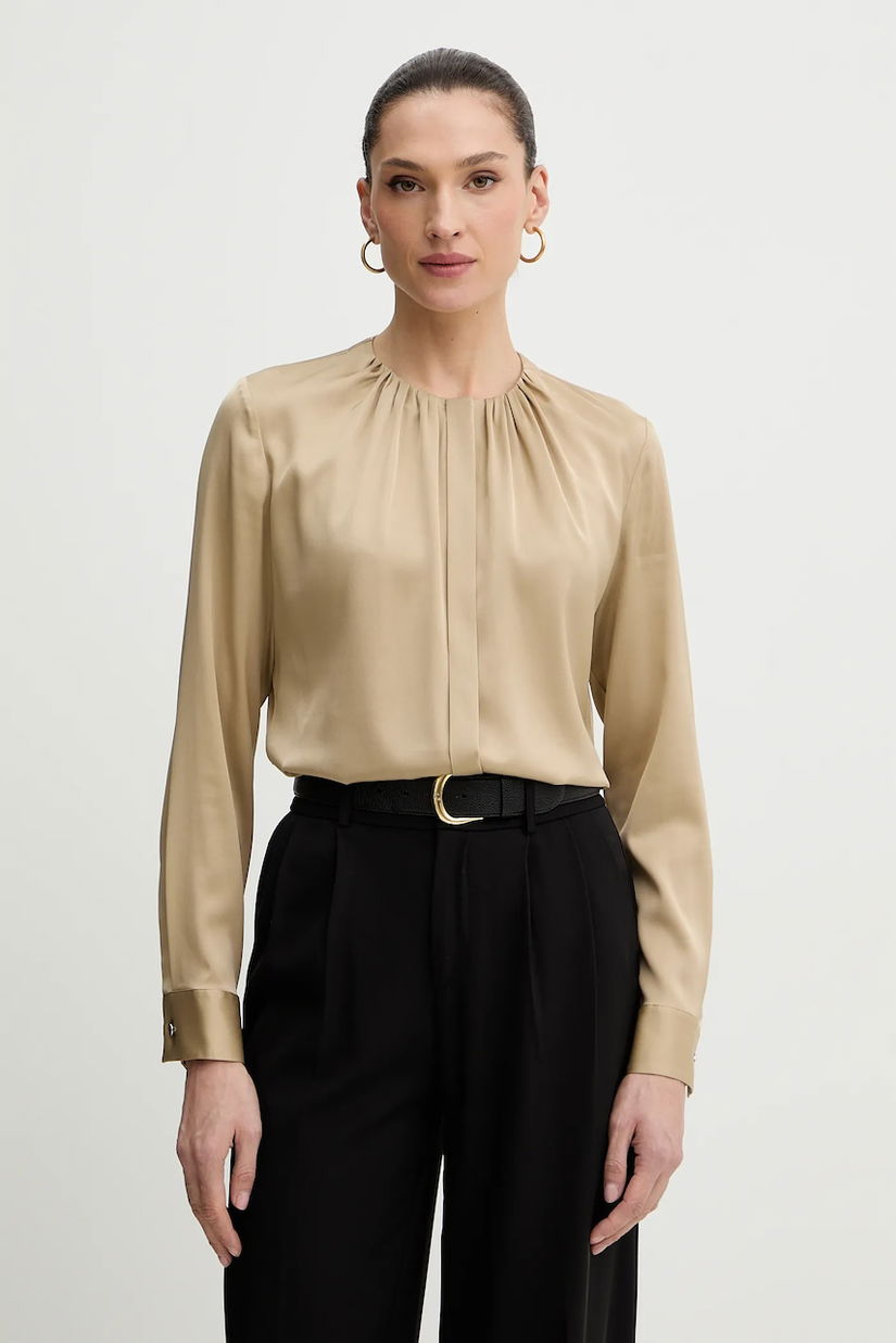 BOSS cămașă de mătase regular, 50538481