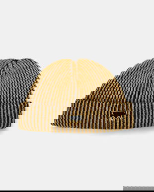 Levi's caciula culoarea negru, din tricot gros, 000J9-0000