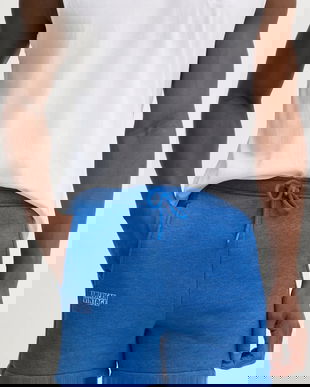 American Vintage pantaloni scurti barbati, culoarea violet, MDOV09AE25