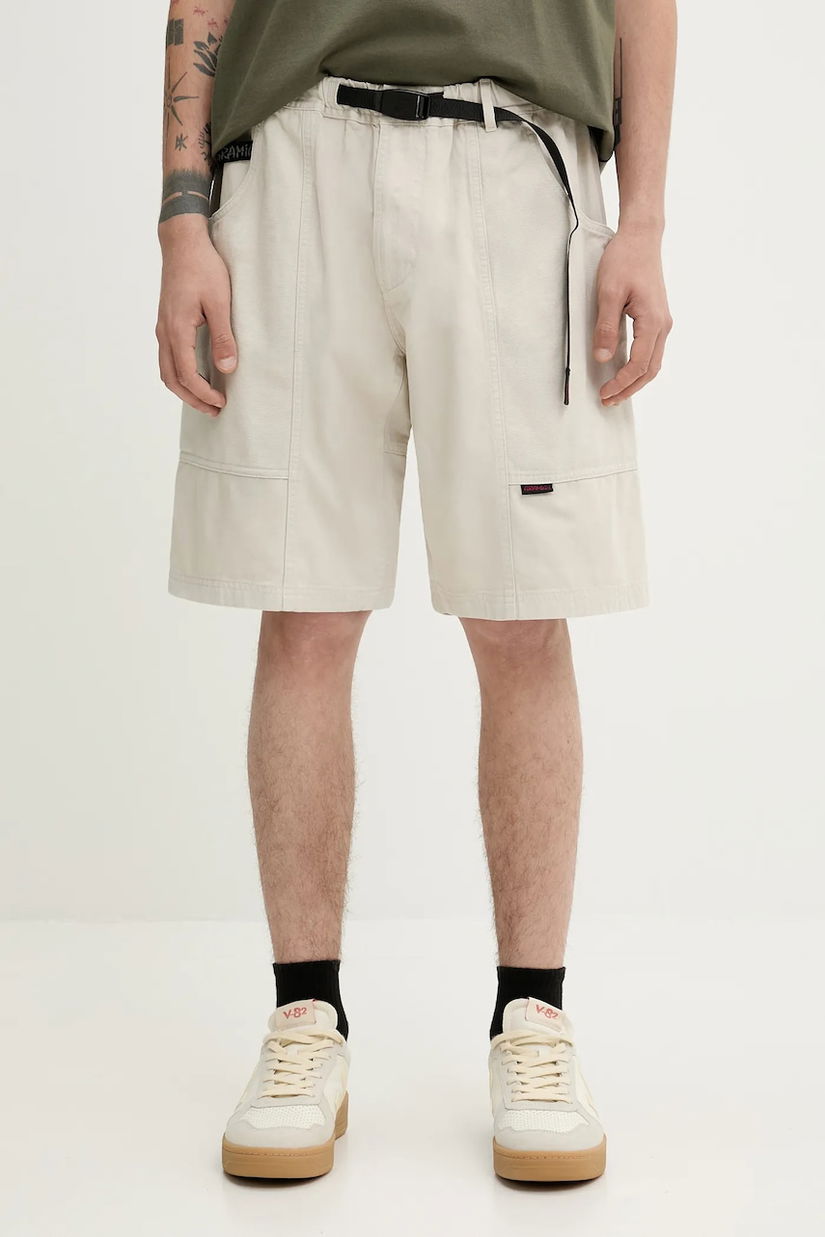 Gramicci pantaloni scurți din bumbac Gadget Short culoarea bleumarin