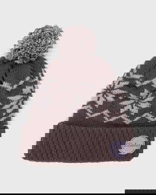 Dakine Căciulă din amestec de lână culoarea maro, din tricot gros