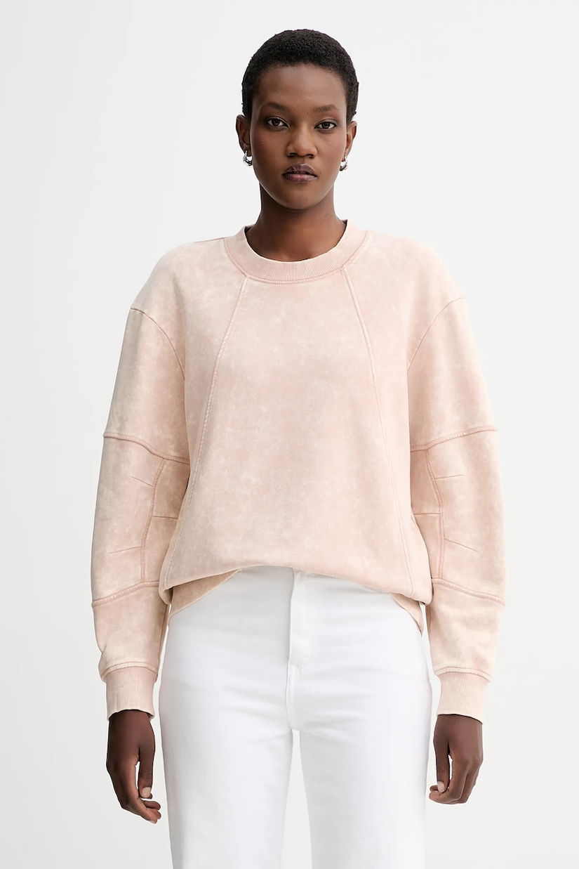 G-Star hanorac de bumbac culoarea bej, uni, D27167.D969