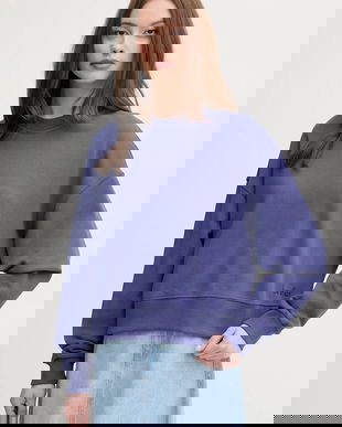 United Colors of Benetton hanorac de bumbac femei, culoarea bleumarin, cu imprimeu, 3UNID109A