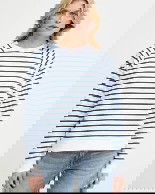 Marc O'Polo hanorac de bumbac culoarea bleumarin, cu imprimeu, 5000006574