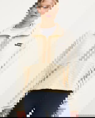 Columbia hanorac fleece Backbowl II FZ Fleece culoarea negru, modelator, 2092163