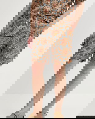 Levi's pantaloni scurti din bumbac culoarea alb