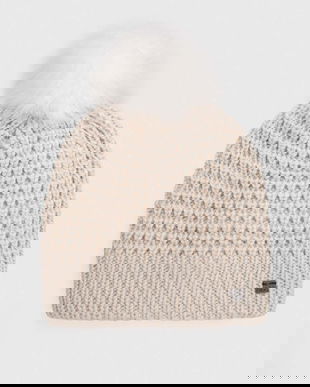 Helly Hansen caciula culoarea alb, din tricot gros