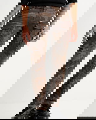 G-Star pantaloni de bumbac culoarea verde, cu fason cargo, D02190-E277