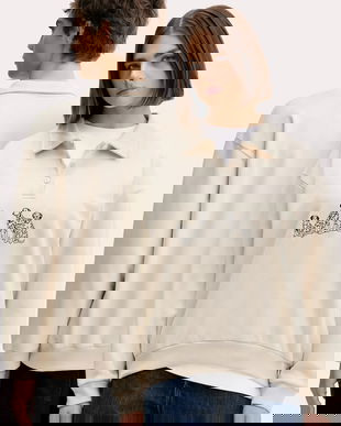 Kaotiko bluză culoarea bej, uni, AR006-02-M002