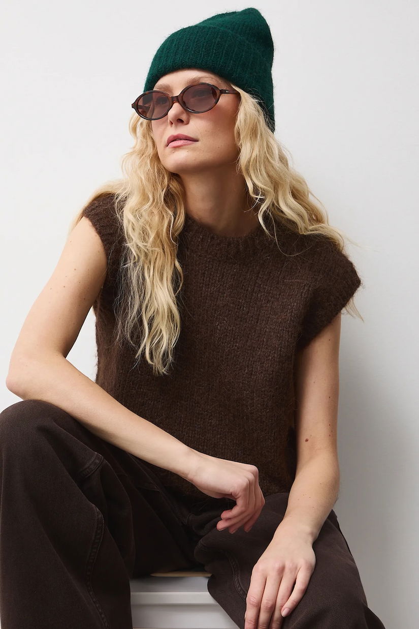 Medicine caciula din amestec de lana