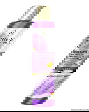 SHORT LIFE - Sampon pentru Neutralizarea Tonurilor de Galben - Pantene Pro-V Miracles Purple Shampoo, 225 ml