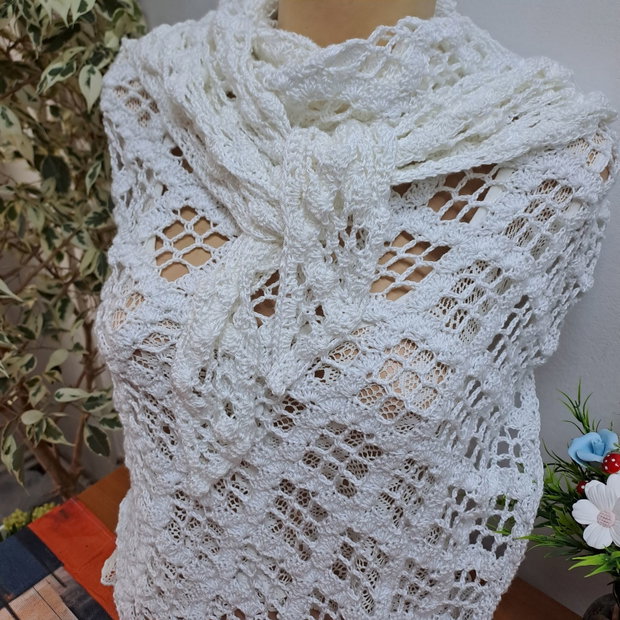 Șal alb