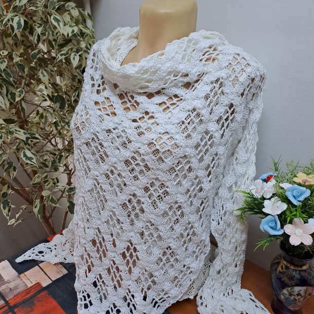 Șal alb
