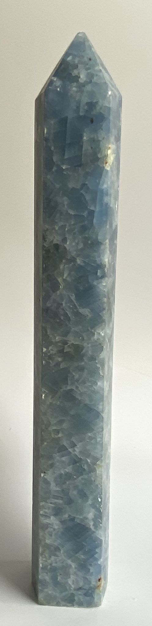 Calcit Albastru (Celestina) - Obelisc piatra semipretioasa