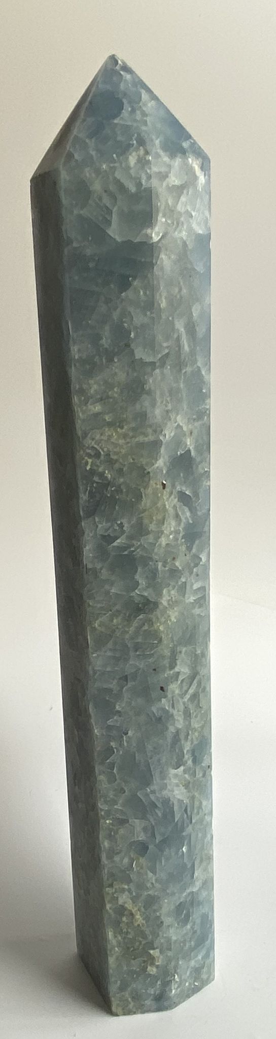 Calcit Albastru (Celestina) - Obelisc piatra semipretioasa