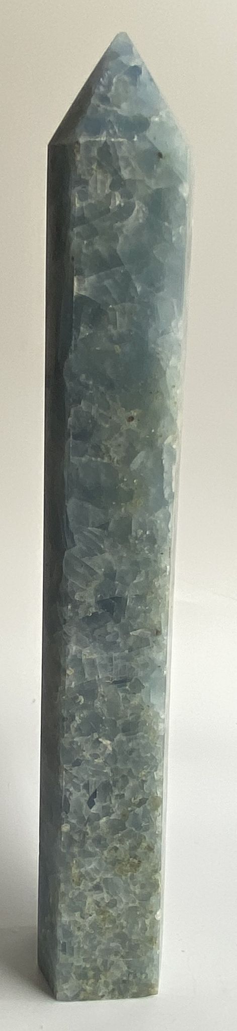 Calcit Albastru (Celestina) - Obelisc piatra semipretioasa
