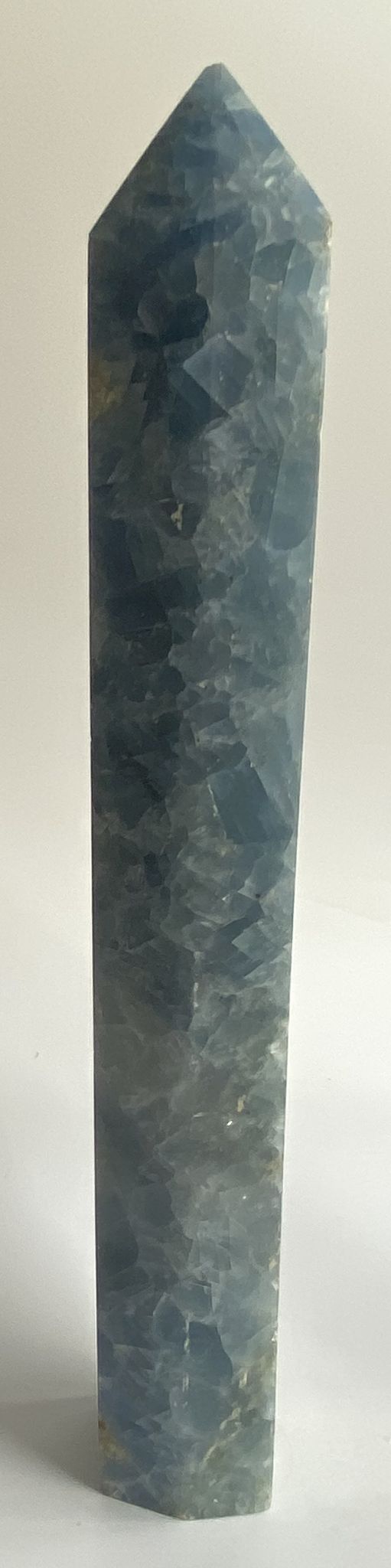 Calcit Albastru (Celestina) - Obelisc piatra semipretioasa