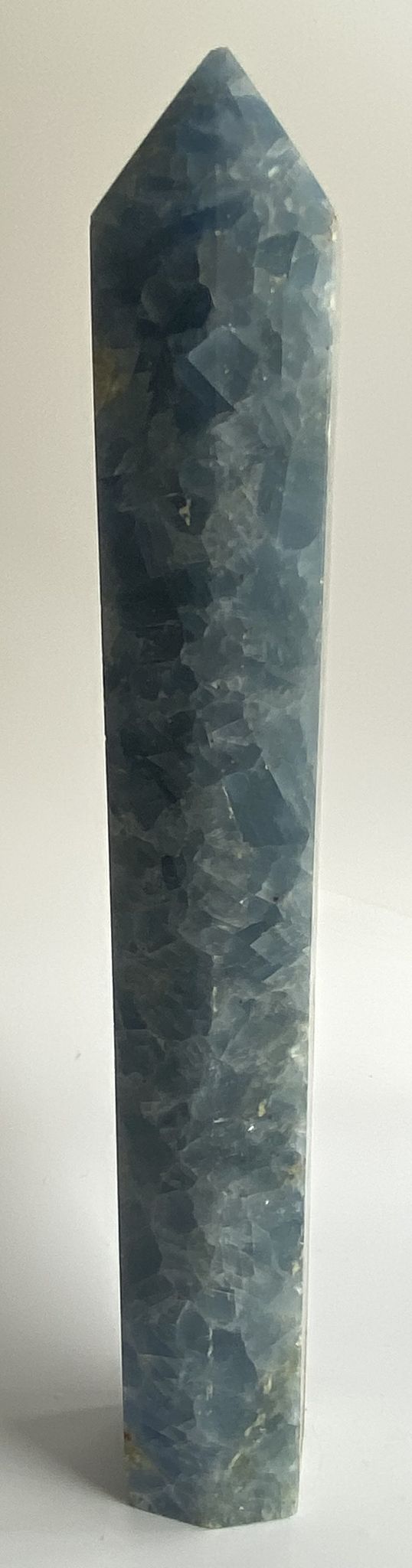 Calcit Albastru (Celestina) - Obelisc piatra semipretioasa