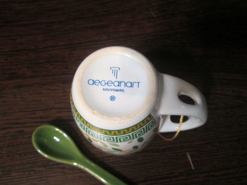 canita noua  cu lingurita Grecia