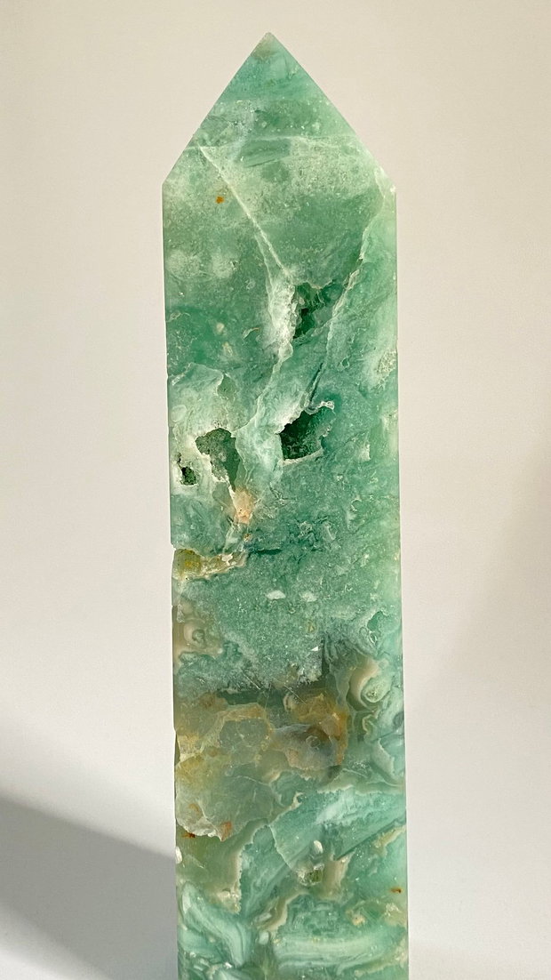 Fluorit Verde - Obelisc piatra semipretioasa