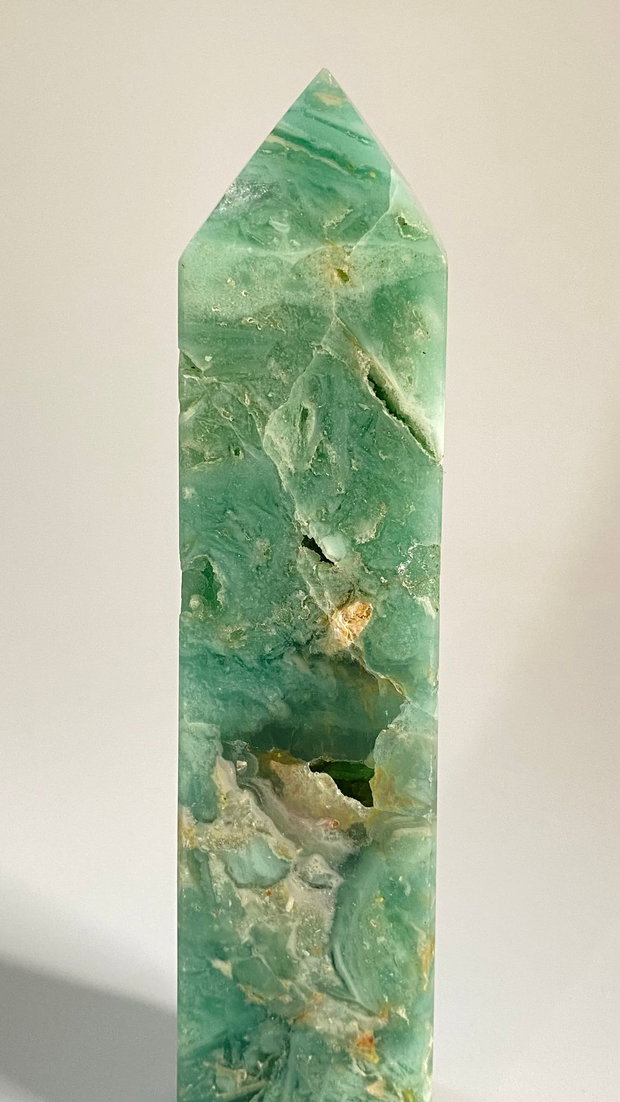 Fluorit Verde - Obelisc piatra semipretioasa