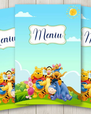 Meniuri botez Winnie the pooh