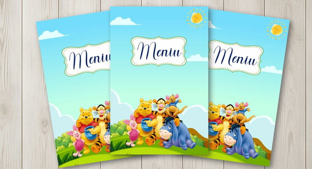 Meniuri botez Winnie the pooh