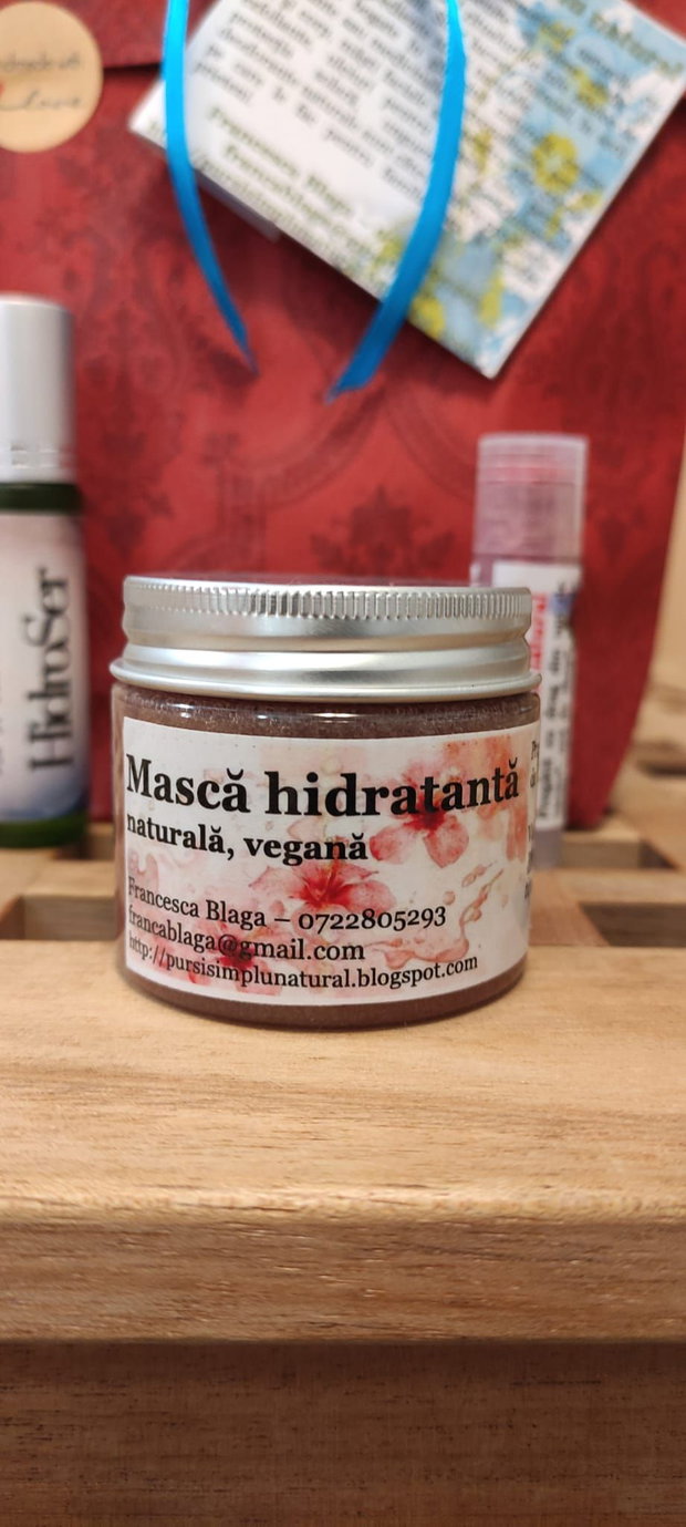 Mască pentru hidratarea intensă a tenului, cu acid hialuronic