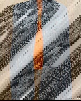 FULAR /SAL DEOSEBIT MODEL ELABORAT,TESATURA CU ASTECT BROCART,ELASTIC