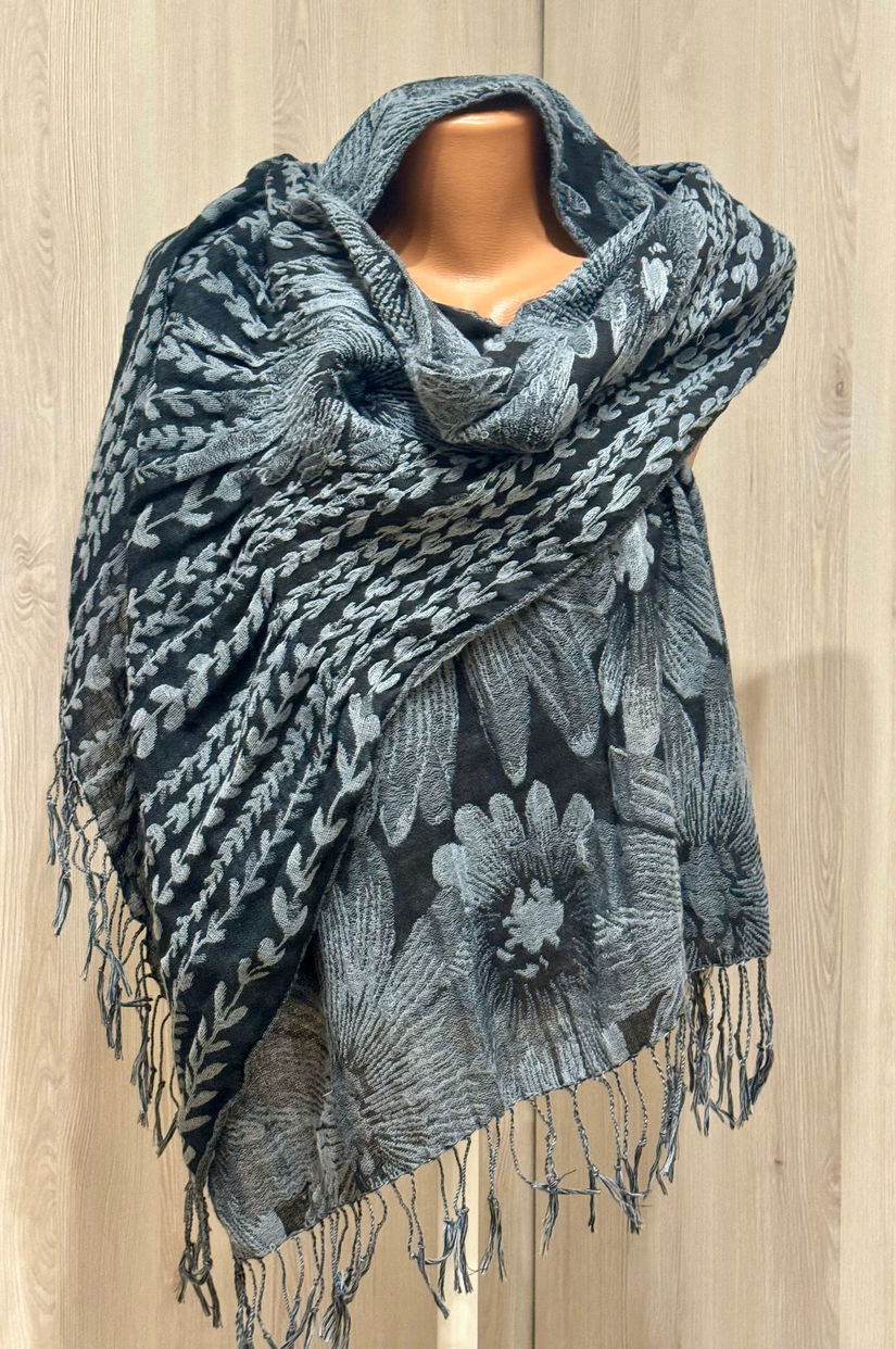 FULAR /SAL DEOSEBIT MODEL ELABORAT,TESATURA CU ASTECT BROCART,ELASTIC