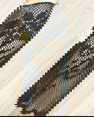 SPECTACULOS SAL/PAREO LA PERLA BRODERIE CU MARGELE ORIGINAL MARIME 44/46 ITALIA