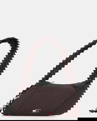 Tommy Jeans poșetă culoarea maro, AW0AW18068