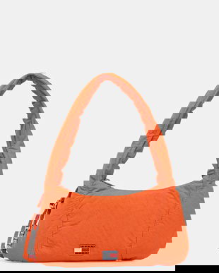 Tommy Jeans poșetă culoarea portocaliu, AW0AW18068