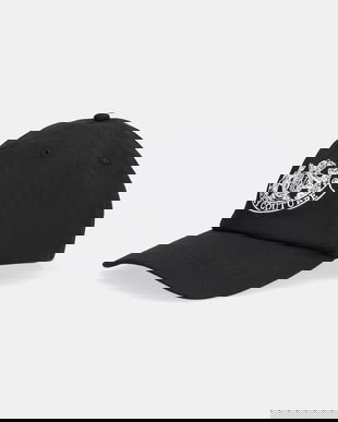 Juicy Couture șapcă de baseball din bumbac Dog Crest culoarea negru, JCAWH126702