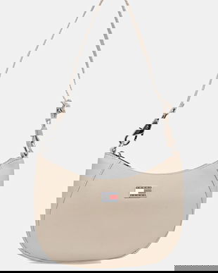 Tommy Jeans poșetă culoarea bej, AW0AW18064