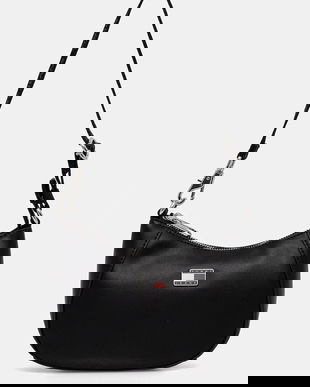 Tommy Jeans poșetă culoarea negru, AW0AW18064