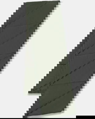 United Colors of Benetton fular culoarea verde, uni, 63JKUU010