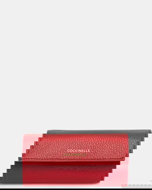 Coccinelle cutie de bijuterii din piele culoarea roșu, E2 QIO 15 02 01