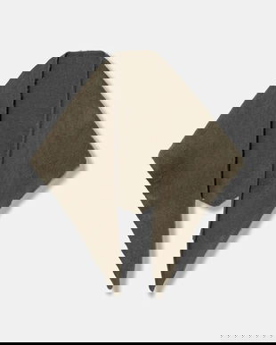 United Colors of Benetton eșarfă din amestec de lână culoarea verde, uni, 6QZPDU020