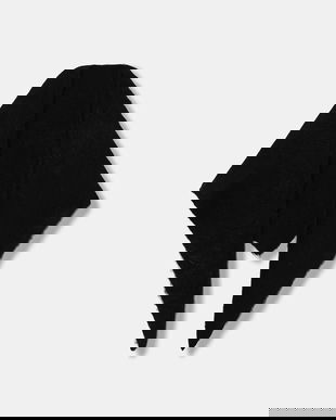 United Colors of Benetton eșarfă din amestec de lână culoarea negru, uni, 6QZPDU020