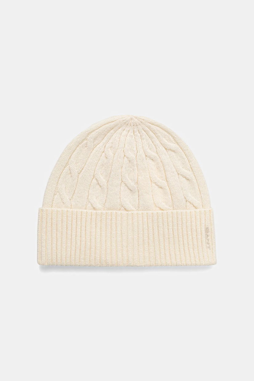 Gant căciulă de lână culoarea bej, 4910058