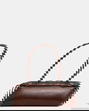 Answear.LAB poseta de piele culoarea maro