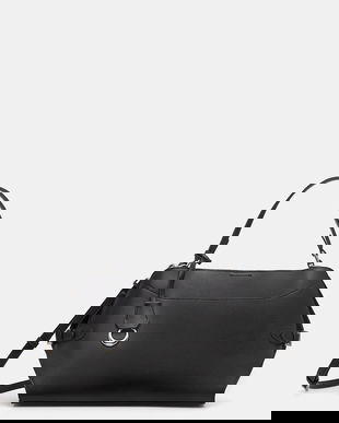 Answear.LAB poseta de piele culoarea negru