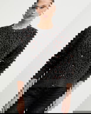 Levi's cardigan din amestec de lână culoarea gri, 004H1